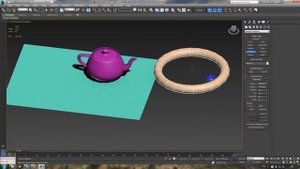 как привязать предмет к плоскости 3d max