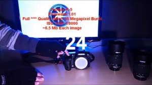 Pentax K-5 FPS Burst mode picture buffer