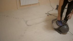 Теплый пол (водяной) по уже готовой стяжке часть 1