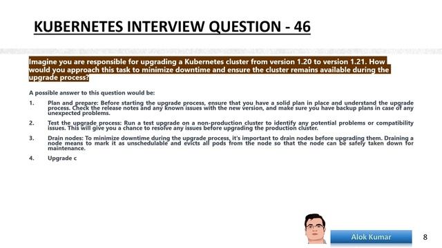Kubernetes .. Interview Question with Answer Part-5 #k8s #DevOps @alokkumar.