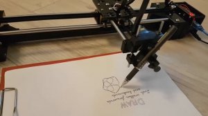 Пишущая ручкой робот (плоттер), аналог AxiDraw, аксидро