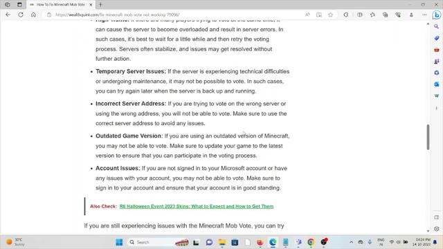 How To Fix Minecraft Mob Vote Not Working смотреть онлайн