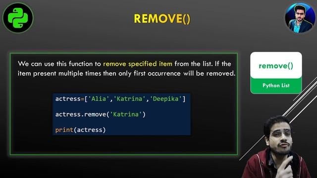 Become a Python List Pro: Mastering Append, Extend, Remove, Pop, and Insert #97