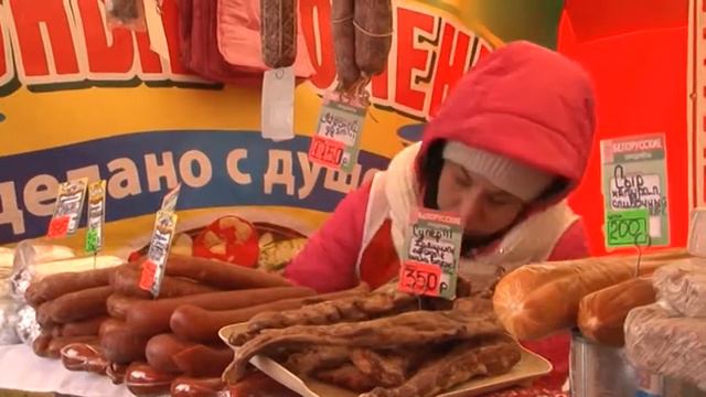 На Театральной площади проходит Белорусская ярмарка