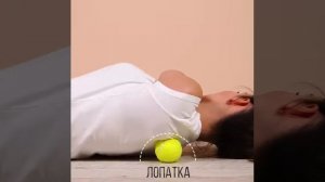Самомассаж теннисным мячом