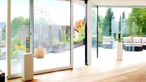 Раздвижные алюминиевые двери, видеообзор