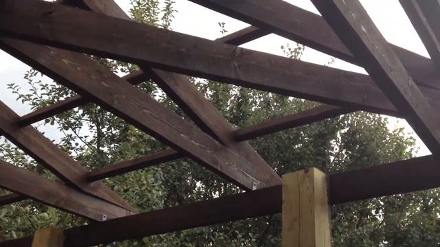 IMG Строительство беседки в японском стиле часть №4 смотреть онлайн