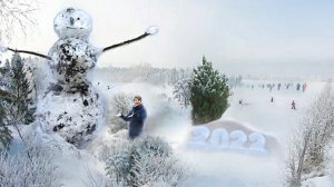 Cделали САМОГО БОЛЬШОГО Снеговика на RUTUBE!