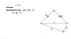 Find Sum of Two Sides of a  Quadrilateral