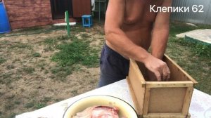 Сухой посол рыбы.