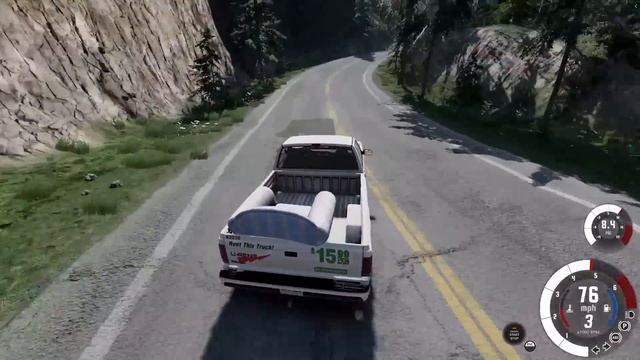 Can I Escape The Flood in BeamNG.Drive in a U-HAUL TRUCK!? смотреть онлайн