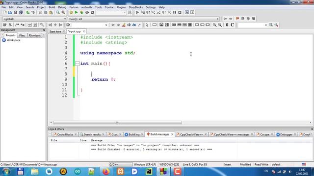 C++ dasturlash tili 6-online dars(Foydalanuvchi ma'lumot kiritish) смотреть онлайн