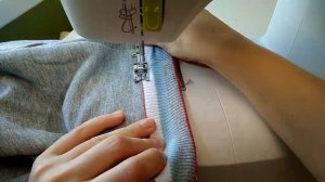 Как пришить пояс и манжеты к штанам на резинке пошагово