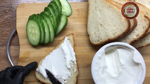 Сэндвичи с красной рыбой - быстрый и вкусный завтрак