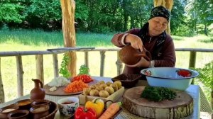 Готовим Жареные Картофельные Пирожки Азербайджанская Кухня Деревенская Кухня  Рецепты