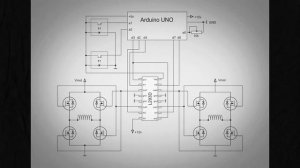 Управление двигателем средством L293D+Arduino Uno+H-bridge