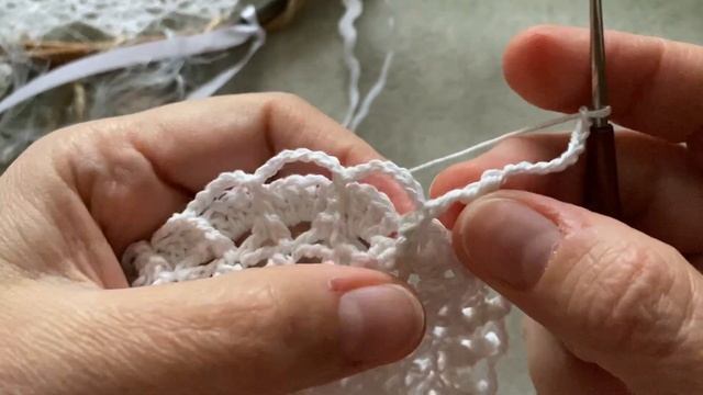 САЛФЕТКА для ЛОВЦА СНОВ. Вяжем основу. Вязание крючком для НАЧИНАЮЩИХ. смотреть онлайн