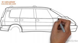 How to Draw a Renault Espace type 2 / Как нарисовать Renault Espace type 2