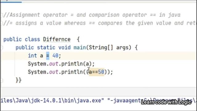 Java Programming Tutorial -18| Assignment operator(=) and Comparison Operator(==)difference in Java смотреть онлайн