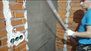 Штукатурка стен цементно песчаной смесью