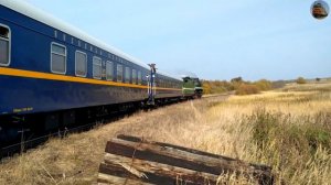 Паровоз П36-0110 с ретро поездом Москва-Переславль