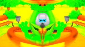 SLOW & NEON && NORMAL VOCIE &&& MIRROR Gummibär REQ VIDOE Danish Gummybear Song