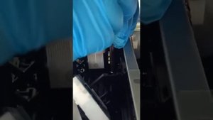 HOW TO REMOVE AND CLEAN PRINTER HEAD USING CLEANING SOLUTION EPSON L3210