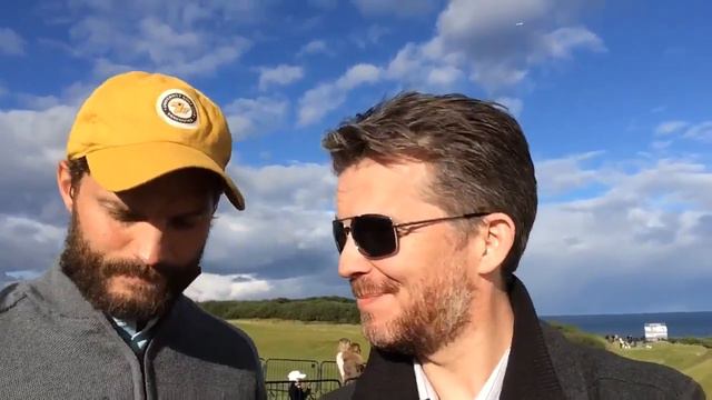 Jamie Dornan - Radio Tay News at Alfred Dunhill Links 2017 (7th Oct)