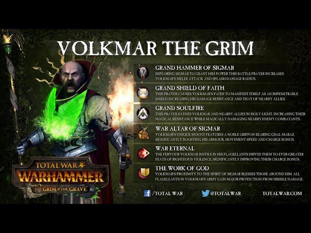 Total War: Warhammer III #2 Volkmar the Grim - Фолькмар Мрачный - легенда.