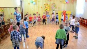 Эстафета в детском саду Младшая группа
