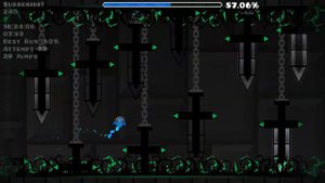 "Forest Temple" 100% (Hard Demon) Geometry Dash
