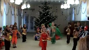 стилизованный восточный танец "Выше солнца" в детском саду