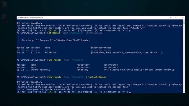 Installing A Module From The PowerShell Gallery смотреть онлайн