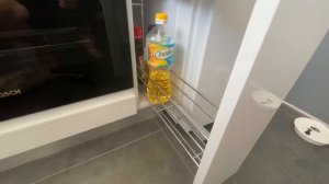 КУХНЯ. Большой обзор. Фасады AGT акрил, столешница EGGER, blum.