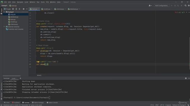 FastAPI-CRUD & Pagination In FastAPI