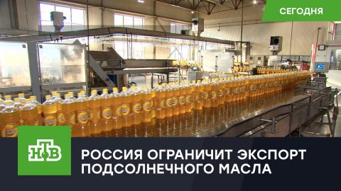 Россия ограничит экспорт подсолнечного масла