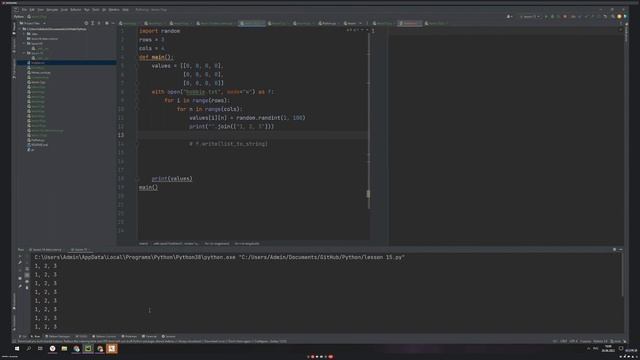 ? Python С НУЛЯ. #15 | Уроки для начинающих. | Вложенные циклы. Двумерный список. смотреть онлайн