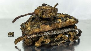Восстановление игрушечного танчика M4 Sherman Restoration
