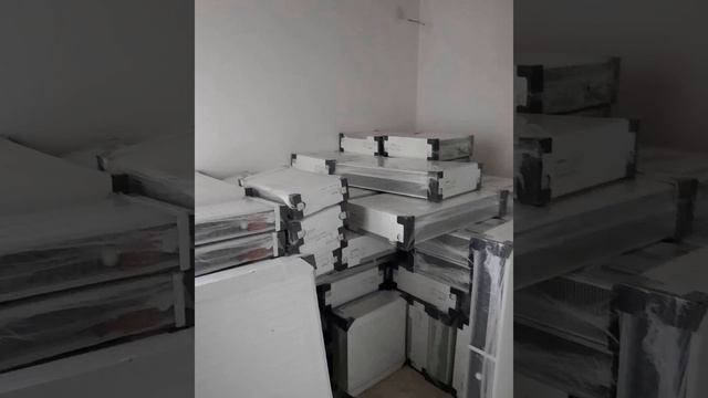 ЖК Ваниль, разгрузка радиаторов в новостройки Симферополя