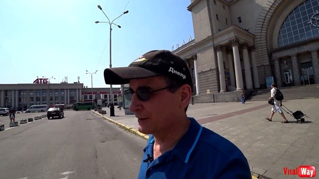 Исчезнувший фонтан на привокзальной площади Екатеринослава