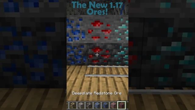 The new Minecraft 1.17 Ores!