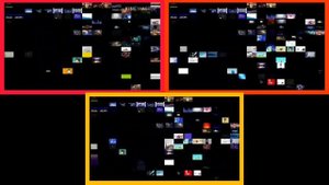 Сравнение заставок в одном экране №2. Comparison of screensavers in one screen №2.