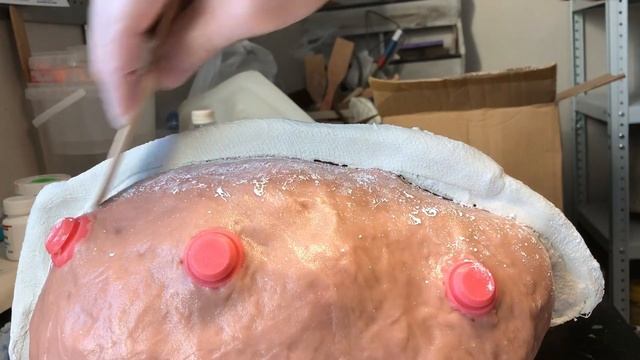 Мастеркласс по созданию гипсового кожуха силиконовой формы. Отливка первой Маски Они смотреть онлайн