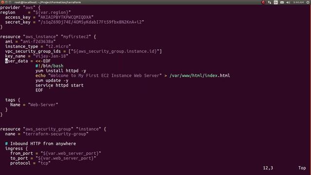 Devops | Terraform EC2 User data Example | Terraform Tutorial