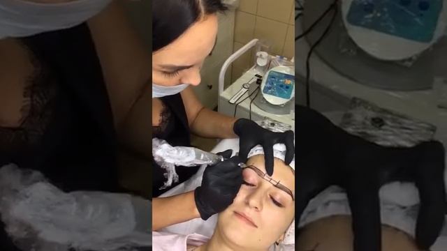 Татуаж бровей / перманентный макияж / напыление смотреть онлайн