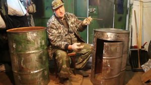 Деревенская коптильня своими руками.