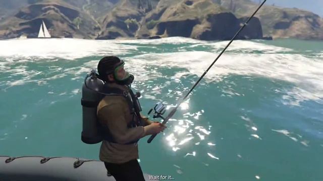 Адская рыбалка на кита в ГТА 5 МОДЫ смотреть онлайн
