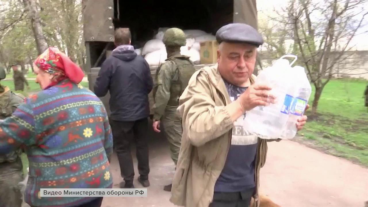 Новый гуманитарный конвой прибыл в Харьковскую область