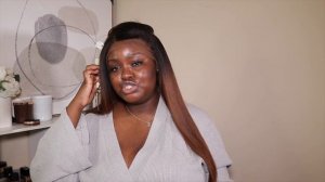 CHESTNUT BROWN WIG INSTALL | WASH , BLOW OUT, STYLING + GIRL TALK ft. Hergivenhair