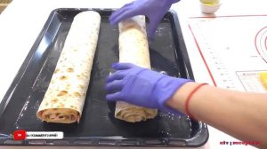 Горячий рулет из лаваша с колбасой и сыром в духовке  #рулет  #лаваш  #сыр  #вкусно